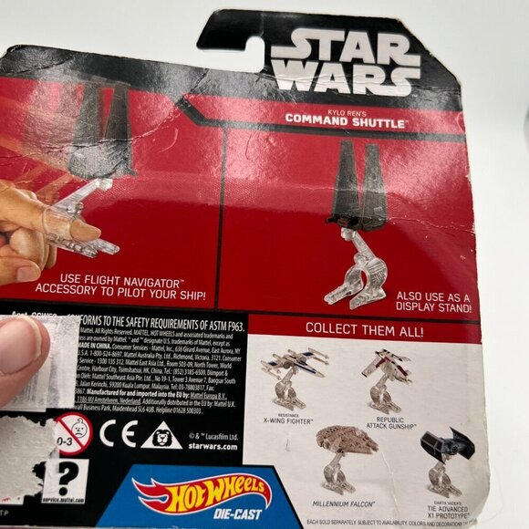 Hot Wheels Star Wars Starship Episode 7 Lead Villain Vehicle New in package - Picture 9 of 9